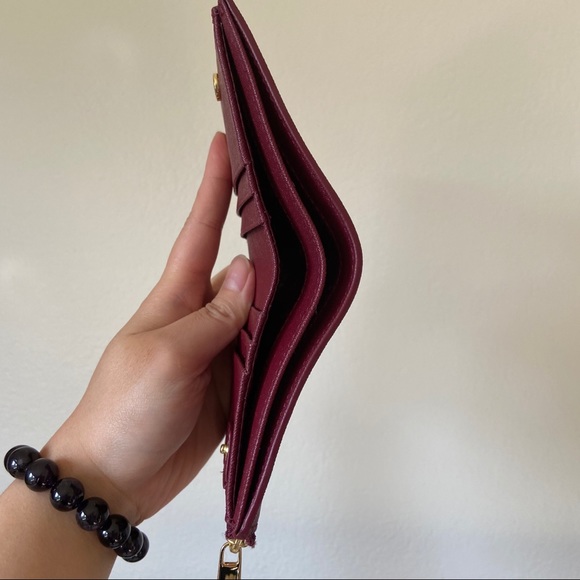 **SOLD**Tory Burch Robinson Mini Wallet Imperial - Picture 4 of 5